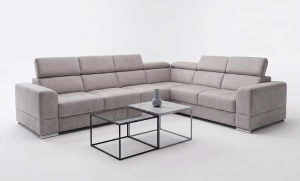 Kutna garnitura Basel – pogled s prednje strane